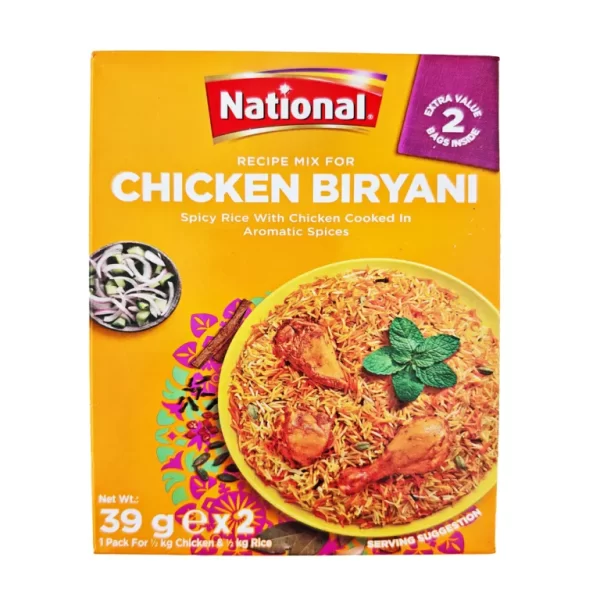 NATIONAL CHICKEN BIRYANI 39GM X 2
