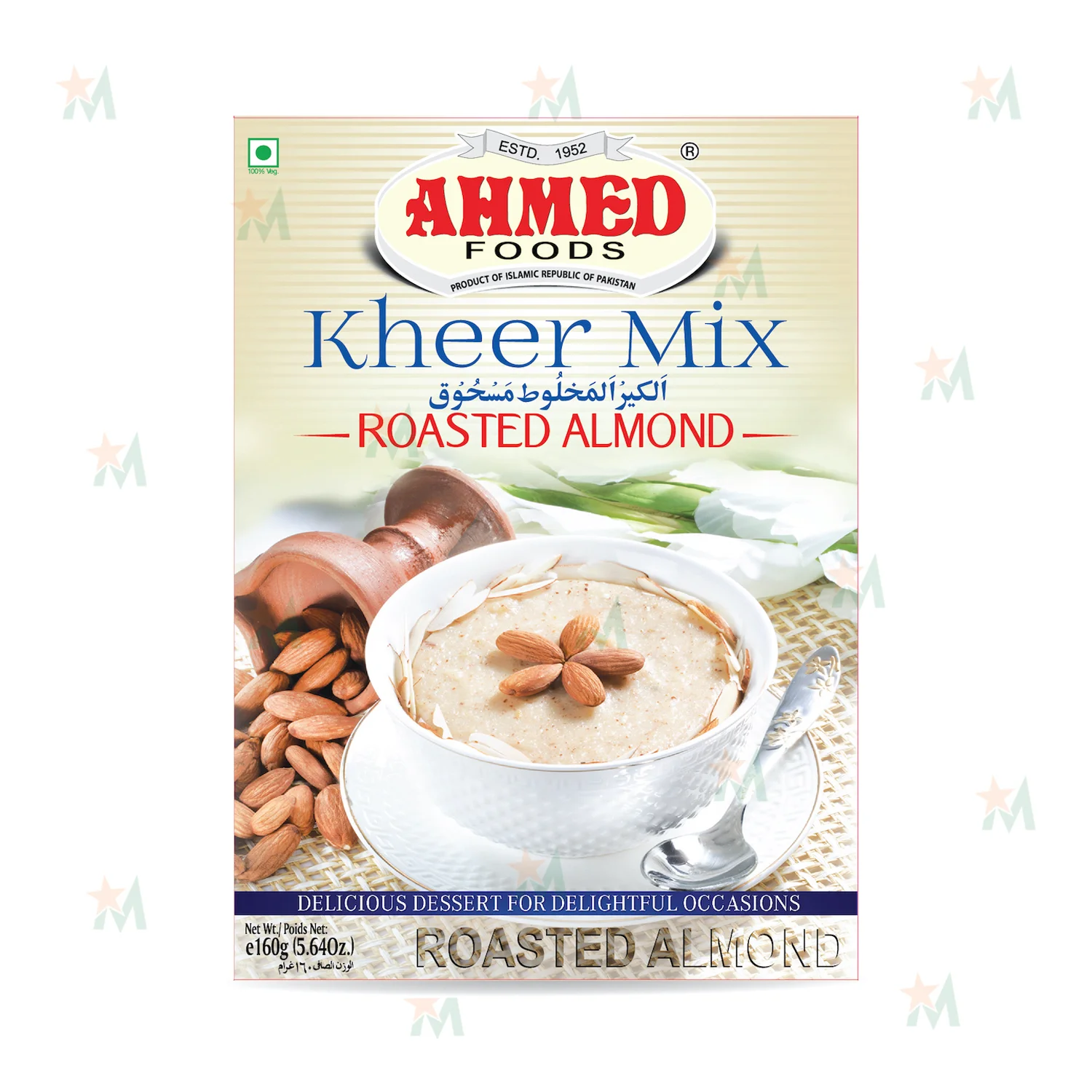 AHMED KHEER MIX ROASTED ALMOND 160GM