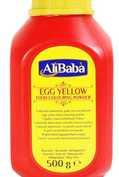ALIBABA EGG YELLOW FOOD COLORING POWDER 500GM