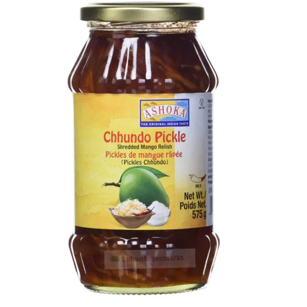 ASHOKA CHHUNDO PICKLE 575GM SHREDDED MANGO