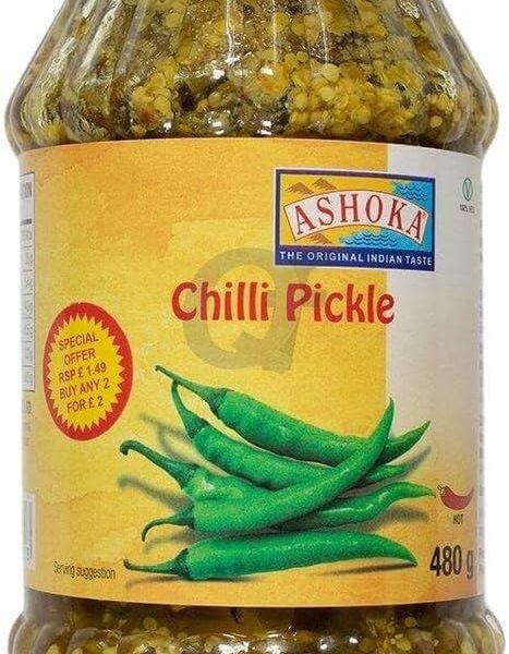 ASHOKA CHILLI PICKLE 480 GM