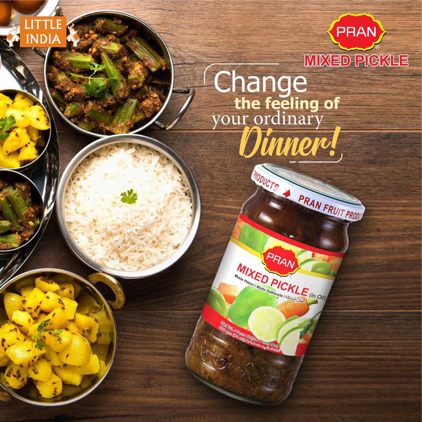 PRAN MIXED PICKLE 400GM